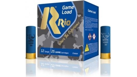 Rio Top Game Shotshells 12 ga 2-3/4" 1-1/4 oz 1250 fps #8 25/ct