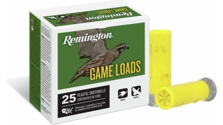 Remington Lead Game Load 20 ga 2 3/4" 2 1/2 dr 7/8 oz #8 1225 fps 25/ct