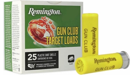 Remington Gun Club Target Load 20 ga 2 3/4" 2 1/2 dr 7/8 oz #9 1200 fps 25/ct