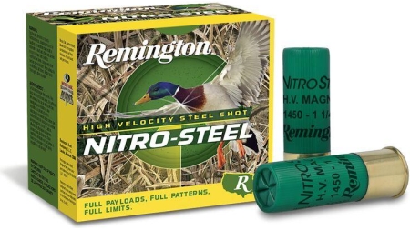 Remington Nitro-Steel High-Velocity Shotshells 12ga 3 in 1-1/4oz #4 1450 fps 25/ct