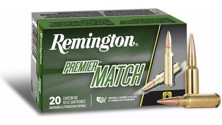 Remington Premier Match Berger Rifle Ammunition 6.5 Grendel 130gr OTM 2400 fps 20/ct