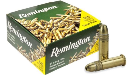 Remington Golden Bullet Rimfire Ammunition .22 LR 36 gr. HP 1280 fps 525/ct