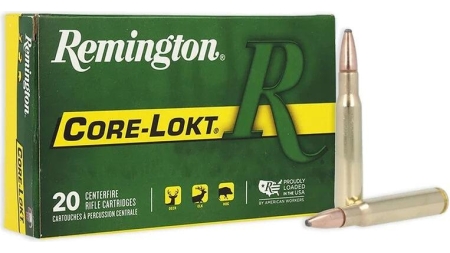 Remington Rifle Ammunition .30-06 Sprg 125 gr PSP 3140 fps 20/ct