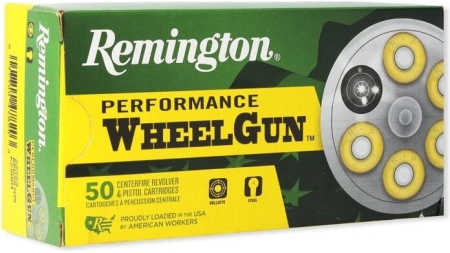 Remington Performance Wheel Gun Ammunition .38 Spl 158 gr LRN 755 fps 50/ct