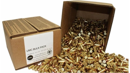 Remington UMC Handgun Ammunition 9mm Luger 115 gr MC 1145 fps 1000/ct (Bulk)