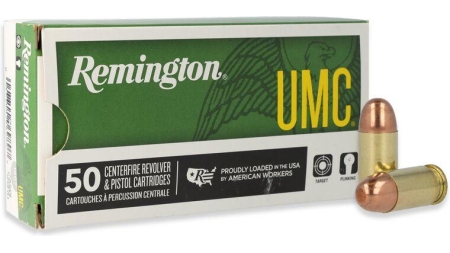 Remington UMC Handgun Ammunition .380 ACP 95 gr FMJ 955 fps 50/ct