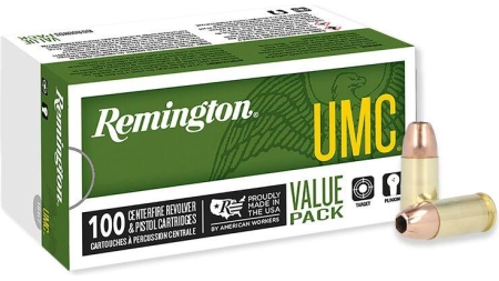 Remington UMC Handgun Ammunition 9mm Luger 115 gr. JHP 1145 fps 100/ct