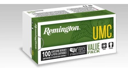 Remington UMC Handgun Ammunition .38 Spl (+P) 125 gr SJHP 945 fps 100/ct