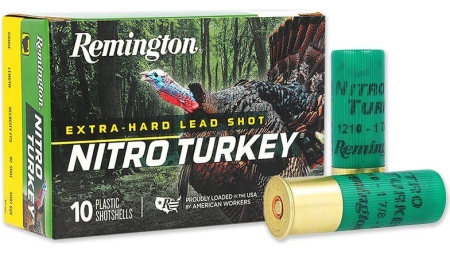 Remington Nitro Turkey Loads 12 ga 3-1/2 in 2 oz #4 1300 fps 10/ct