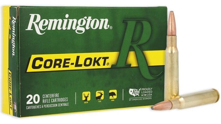 Remington Core-Lokt Rifle Ammunition 7mmx57 Mauser 140 gr PSP 2660 fps 20/ct