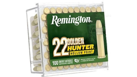 Remington Golden Hunter Rimfire Ammunition .22 LR 40gr PHP 1255 fps 100/ct