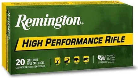Remington High Performance Rifle Ammunition .308 Win 180gr PSPBT 2640 fps 20/ct