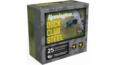 Remington Duck Club Steel Shotshells 12ga 3" 1-1/4oz 1400 fps #4 25/ct