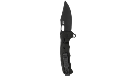SOG Knives Seal XR Ti Folding Knife 3-9/10" Clip Point Blade Black