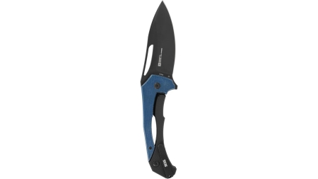 SOG Knives Bulwark FLK Folding Knife 3" Drop Point Blade Blue Presentation Box