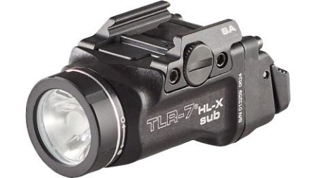 Streamlight TLR-7 HL-X Sub USB Weapon Light 1000 Lumens for Glock 43X/48 MOS Black