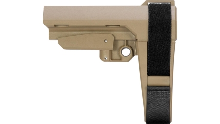 SB Tactical SBA3 Pistol Stabilizing Brace 5-Position Adjustable FDE