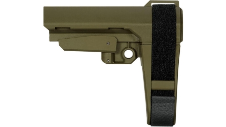 SB Tactical SBA3 5-Position Adjustable Stabilizing Brace OD Green