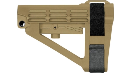 SB Tactical SBA4 5-Postion Adjustable Brace for AR-15 FDE