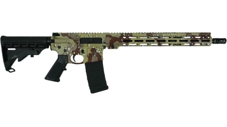 S&W M&P15 "Chocolate Chip Camo" Sport III Rifle 5.56mm 30rd Magazine(1) 16" Barrel MLOK Handguard