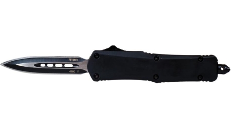 Templar Knife Small Black Rubber Knife 2-3/4" Dagger Blade Black