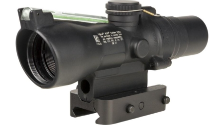 Trijicon Compact ACOG 2x20 Rifle Scope Green Crosshair Reticle Illuminated Black w/ Mount