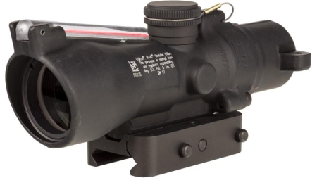 Trijicon Compact ACOG 3x24 Rifle Scope Low Height Red Horseshoe/Dot .223/55gr. Illuminated Black