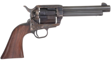 Taylor's 1873 SA Army Grip Handgun .357 Mag 6rd Capacity 5.5" Barrel Black with Walnut Grip