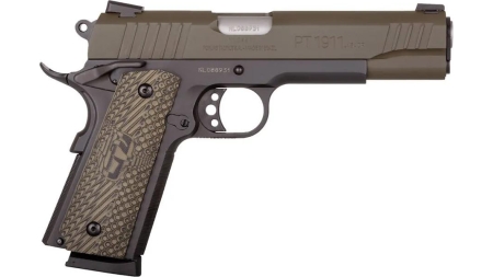 Taurus Mil Spec 1911 Handgun .45 ACP 8rd Magazine 5" Barrel Cerakote Green