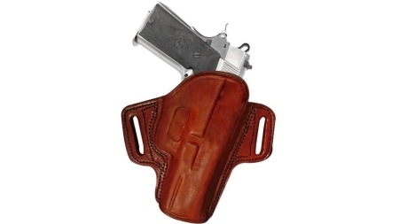 Tagua Gunleather Open Top Belt Holster for Taurus Judge Public Defender Brown Right Hand