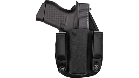 Hybrid IWB Kydex Holster FOR Glock 43 Black Ambidextrous