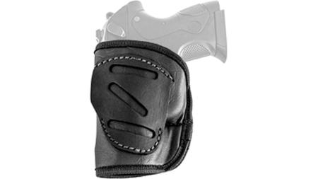 Tagua Leather Ecoleather Weightless 4 in 1 Open Top Holster for Glock 42/43 Black RH