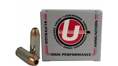 Underwood Ammo XTP Jacketed Hollow Handgun Ammunition 10mm Auto 155gr JHP 1500 fps 20/ct
