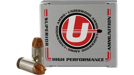 Underwood Ammo Xtreme Defender Handgun Ammunition .45 Auto (+P) 135gr Monolithic Solid 1335 fps 20/ct