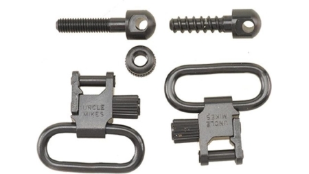 Uncle Mike's QD Machine Screw Type Swivel - 1" Black