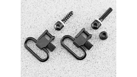 Uncle Mike's QD Machine Screw Type Rifle Swivel - 1-1/4" Black