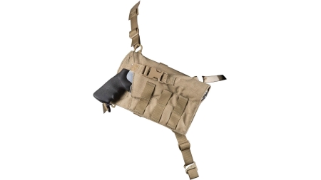 Viking Tactics Big Rig Chest Holster for Revolvers Coyote Tan