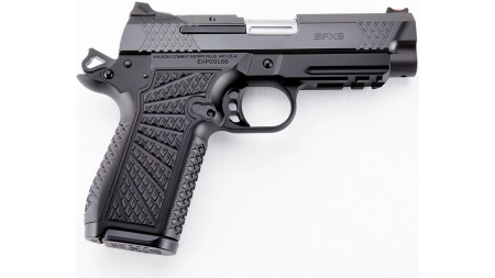 Wilson Combat SFX9 Double-Stack Compact Handgun 9mm Luger 15rd Magazines (2) 4" Barrel Black Lightrail Frame Ambidextrous Safety