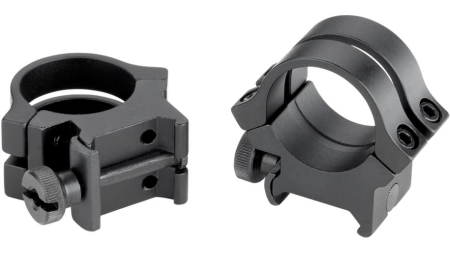Weaver Quad Lock Detachable Scope Rings 1" High Matte