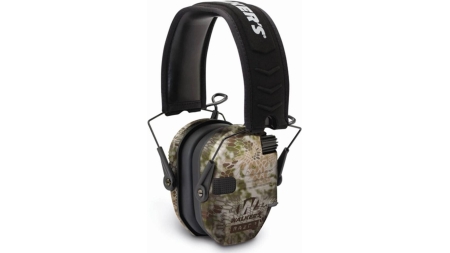 Walker's Game Razor Slim Shooter Folding Ear Muffs-Kryptek Camo