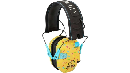 Walker's Razor Slim Electronic Ear Muff 23dB Golden Brown Sprinkles