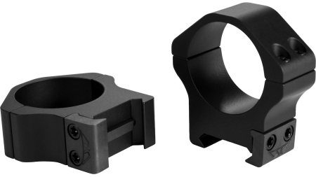 Warne 2-Piece Maxima Horizontal Fixed Scope Rings 1" PA Medium - Matte Black