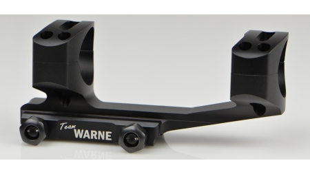 Warne Tactical Gen 2 X-SKEL Extended Cantilevered MSR Mount 1" Black ZERO MOA