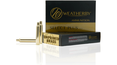 Weatherby Unprimed Brass Rifle Cartridge Cases 6.5 PRC 50/ct