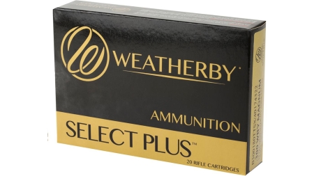 Weatherby Select Plus Swift Scirocco Rifle Ammunition .280 Ackley Improved 150 gr. PT 2925 fps 20/ct