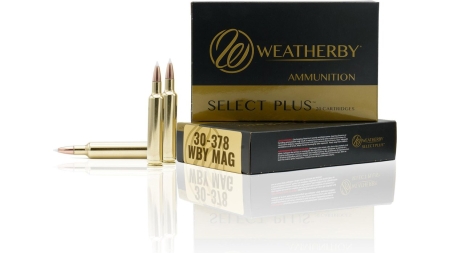 Weatherby Select Plus Rifle Ammunition 30-378 Wby Mag 180 gr Scirocco 3500 fps 20/ct