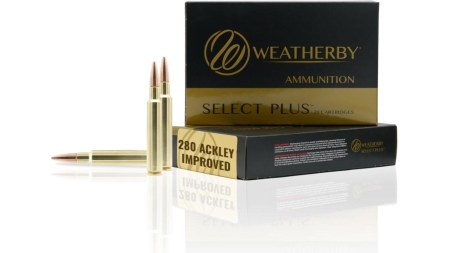 Weatherby Rifle Ammo .280 Ackley Improved 139 gr BTHP 3050 fps 20/ct