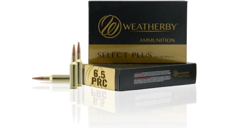 Weatherby Select Plus Rifle Ammunition 6.5 PRC 156gr Elite Hunter 2850 fps 20/ct