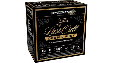 Winchester Last Call Double Shot Shotshells 12 ga 3" 1-1/4 oz 1425 fps BB & #7 25/rd