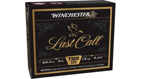Winchester Last Call Waterfowl TSS Shotshells 410ga 3" 1/2oz 1350fps #9 10/ct